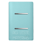 Conjunto Interruptor Simples + Paralelo - Novara Especiais Celeste